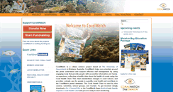 Desktop Screenshot of coralwatch.org